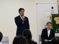 写真:開会にあたってのごあいさつ