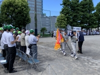 写真:入場行進の様子
