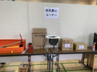 写真:防災展示コーナー