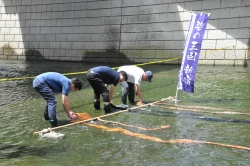 「水元」の実演の様子