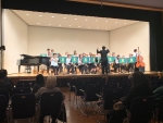 写真:早稲田青少年吹奏楽団の演奏