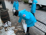 写真:クリーン作戦の様子