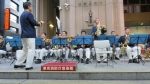写真：今年は東京消防庁音楽隊の演奏からスタートです。