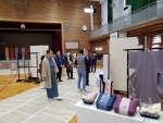 写真:会場を回る区長