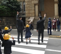 警視総監による横断訓練画像2-1