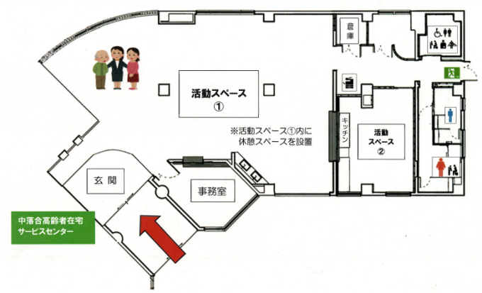 スペース内平面図