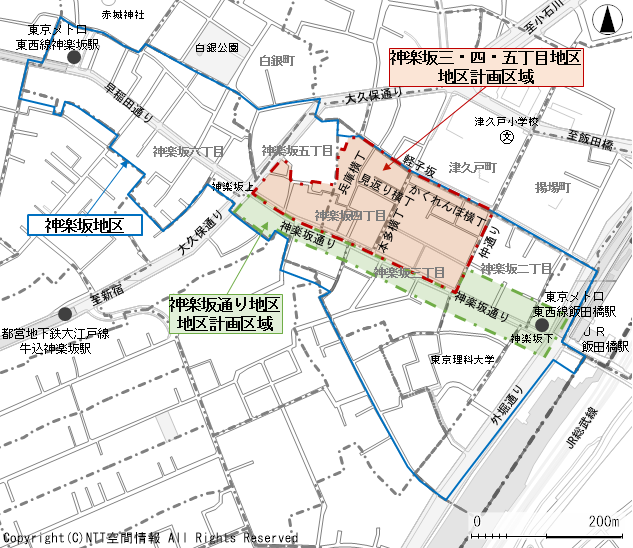 神楽坂地区のまちづくり画像1