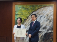 写真:表彰の様子