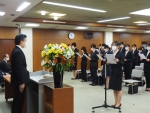 写真:服務の宣誓