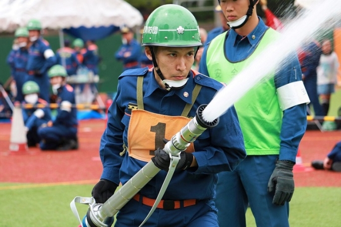 写真:操法大会の様子3