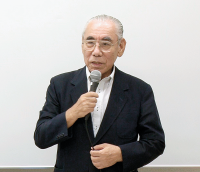 写真:被爆体験を語る田川博康さん