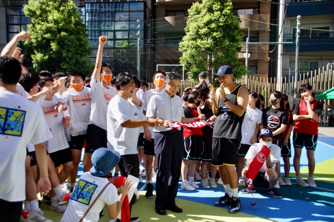 アートコート完成記念式典(令和4年7月30日)画像