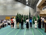 写真:選手宣誓の様子