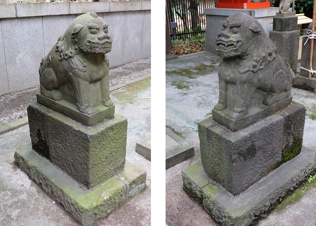 登録文化財 （有形民俗文化財）「熊野神社の狛犬」画像