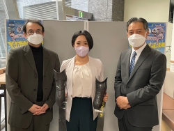 山中さん・髙桑さん(ゲスト)、区長