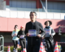 写真:3kmの部に出場した区長