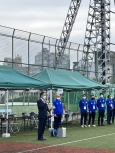 写真:ご挨拶する区長