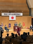 写真:牛込消防団始式の様子