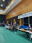 写真:ご挨拶する区長
