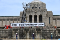 写真：訓練会場の様子