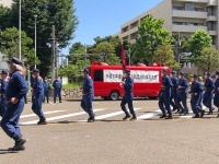 写真:操法大会の様子1