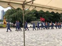 写真:消防操法大会の様子1