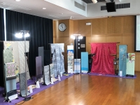 写真:着物の展示