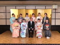 写真:今年着物のPRに協力いただいた皆さん