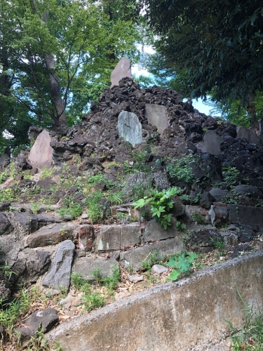 西向天神社の富士塚画像