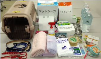 ペットのための防災用品画像