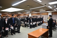 写真[2]：入区歓迎式の様子