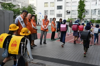 吉住区長が「一日民生委員・児童委員」に就任