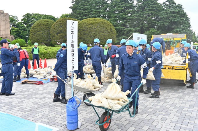新宿区・第四消防方面合同水防訓練画像2