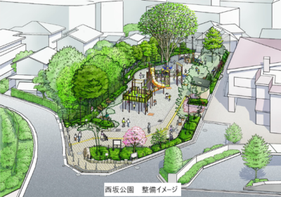 西坂公園　整備イメージ
