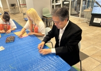 写真[3]：パズルアート体験