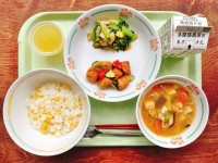 写真[1]：全国学校給食甲子園で優勝した献立