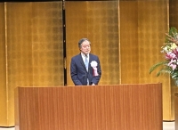 写真[1]：吉住区長ご挨拶