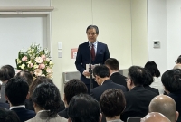 写真[1]：吉住区長ご挨拶