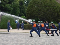 写真[1]：消防操法大会の様子