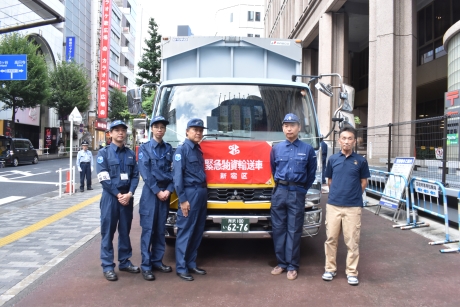 新宿区は熊本市へ支援物資を輸送しました大写真
