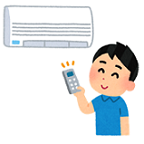 エアコンをつける人