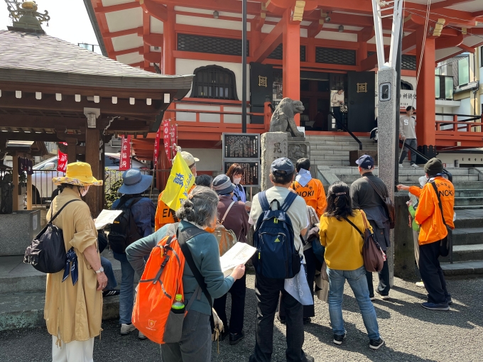 早春のまち歩き画像