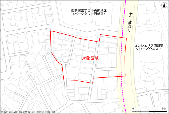 西新宿五丁目南地区に係る都市計画の説明会・縦覧等画像1