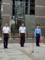 写真[2]：出発式の様子[1]